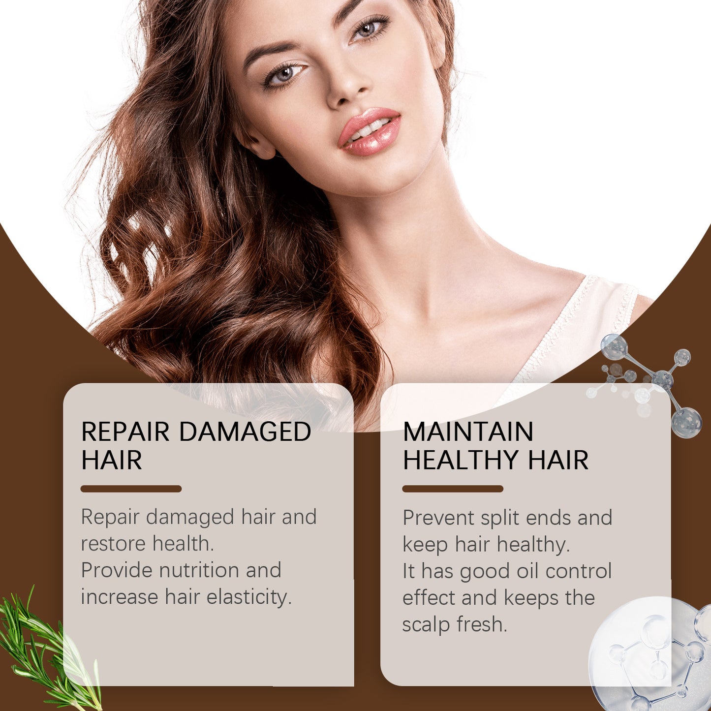 Huile Capillaire au Romarin 30ml | Rosemary Hair Oil - Beshariel Beauty