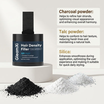 Poudre Densifiante Ligne Capillaire – Hairline Filler Powder | Brun & Noir - Beshariel Beauty